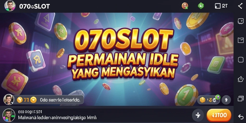 Tampilan gameplay menarik dari 070SLOT dengan berbagai mesin slot.