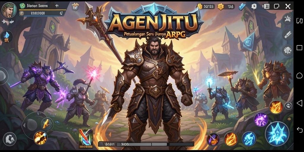 Tangkapan layar gameplay yang menarik dari AGENJITU yang menampilkan petualangan epik.