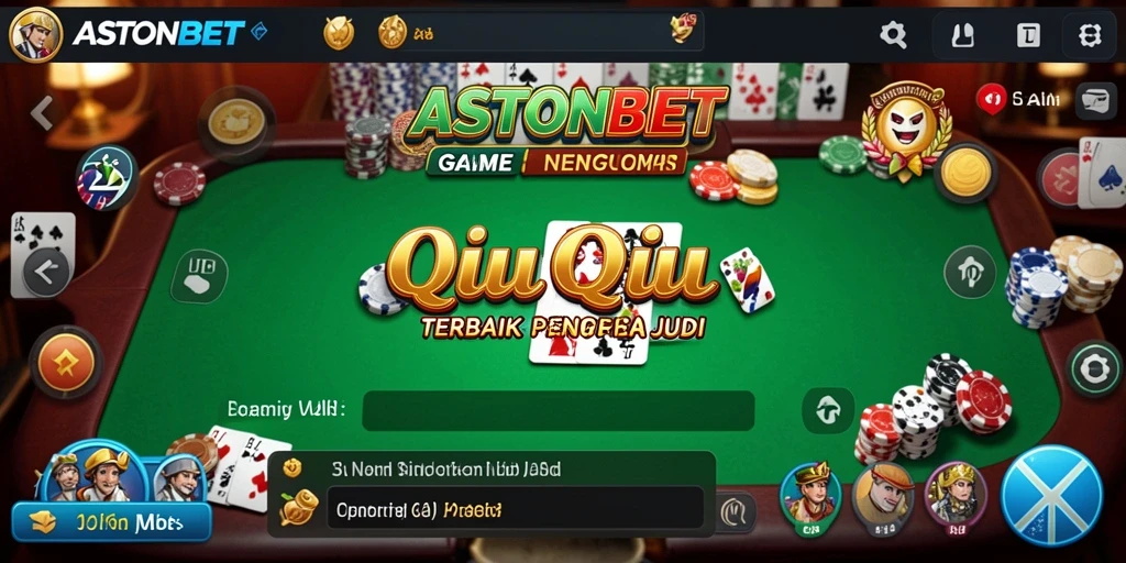 Tampilan gameplay QiuQiu yang seru dan menegangkan dalam ASTONBET.