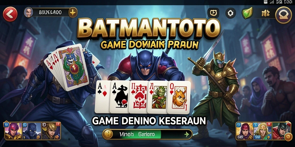 Tampilan gameplay seru dari BATMANTOTO yang penuh aksi!