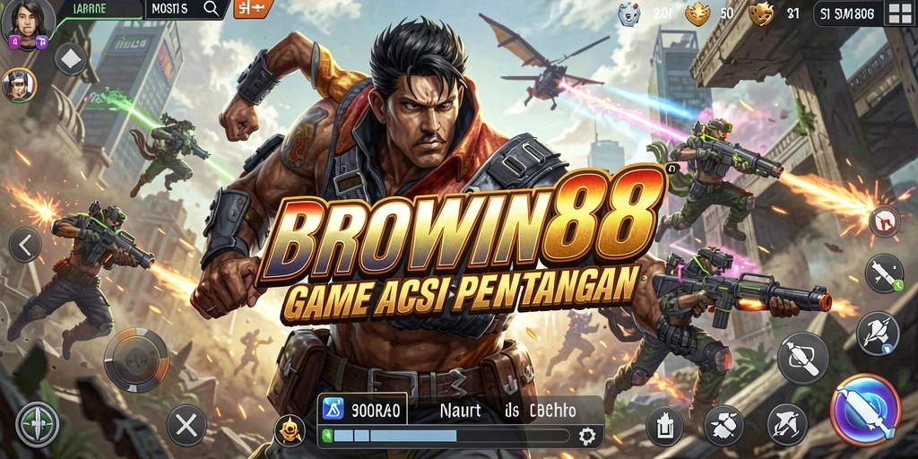 Tangkapan layar BROWIN88 menunjukkan aksi mendebarkan dalam permainan.