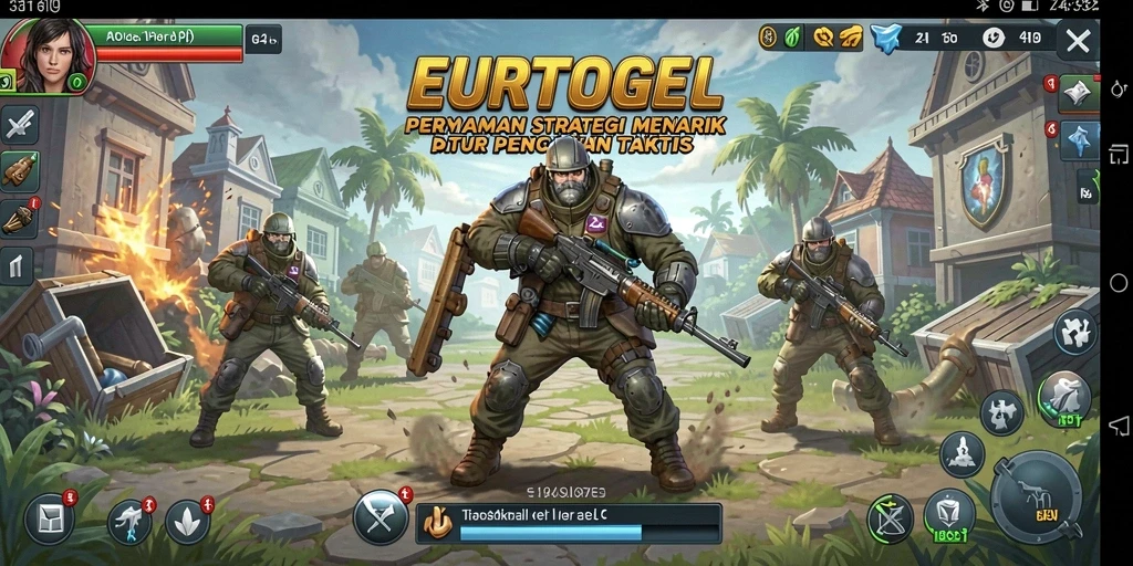 Tampilan gameplay menarik dari EUROTOGEL menunjukkan pertempuran strategis yang mendebarkan.