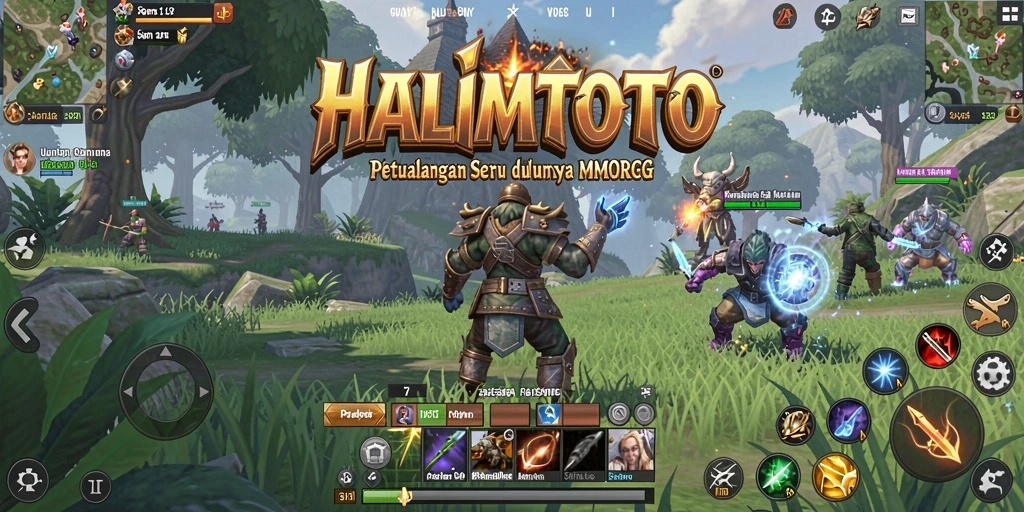 Tampilan gameplay menakjubkan di dunia HALIMTOTO.