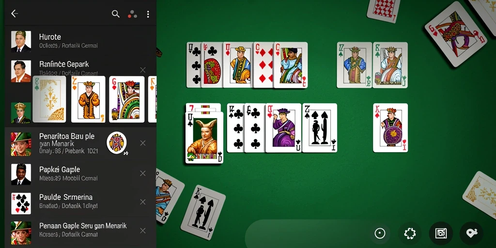 Tampilan gameplay Gaple yang seru dan menarik di ID66.