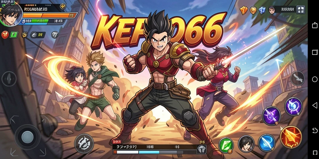 Screenshot utama KEPO66 menampilkan aksi epik gameplay Anime yang menakjubkan.