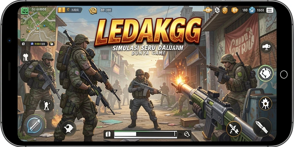 Tampilan gameplay menarik dengan aksi simulasi yang mendalam.