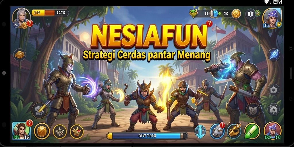 Tampilan gameplay <strong>NESIAFUN</strong> yang menarik dan penuh strategi.