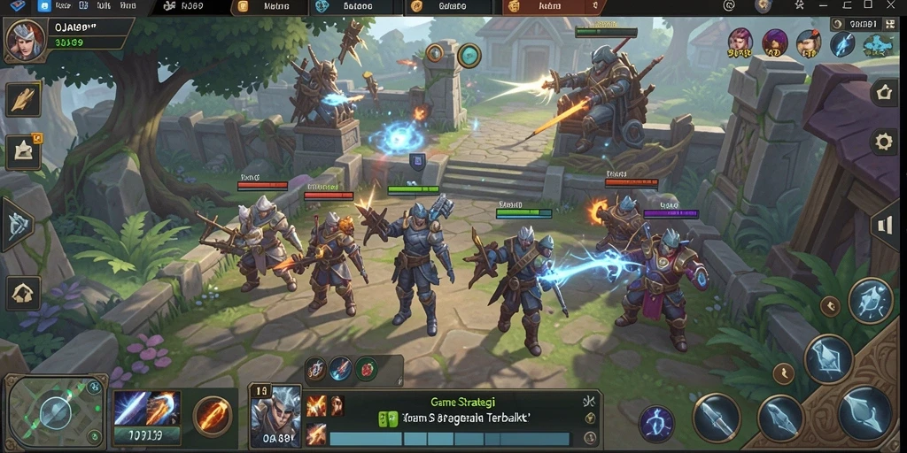 Tampilan gameplay seru yang menampilkan strategi dan kerjasama di OJA89.