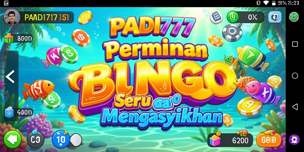 Tampilan gameplay seru PADI777 dalam permainan Bingo.