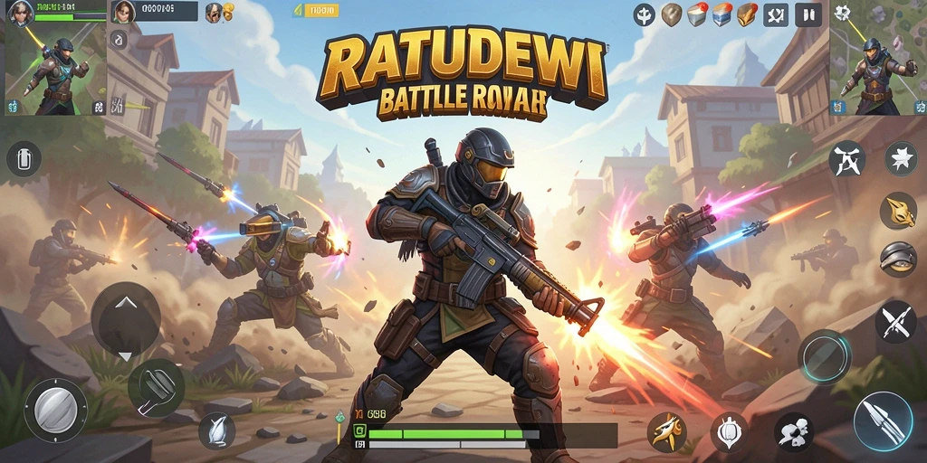 Gameplay seru di RATUDEWI dengan pertempuran mendebarkan.