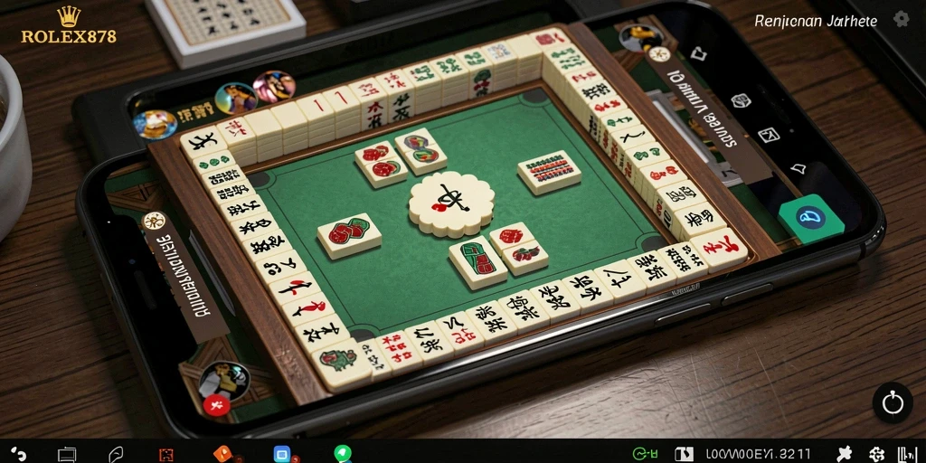 Gameplay menarik dari ROLEX878 yang menampilkan pertempuran Mahjong.