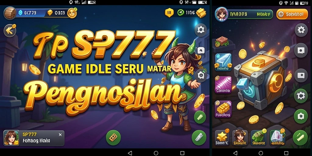 Tangkapan layar SP777 menampilkan gameplay Idle yang menarik dan interaktif.