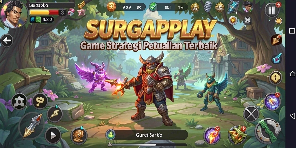 Screenshot gameplay SURGAPLAY menampilkan aksi strategis yang mendebarkan.