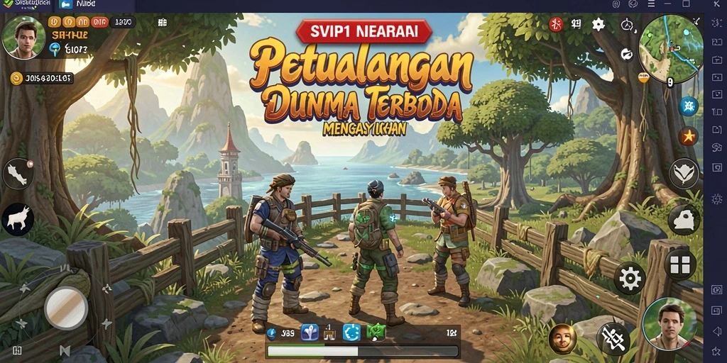 Tampilan gameplay <strong>SVIP1</strong> yang menakjubkan dalam dunia terbuka.