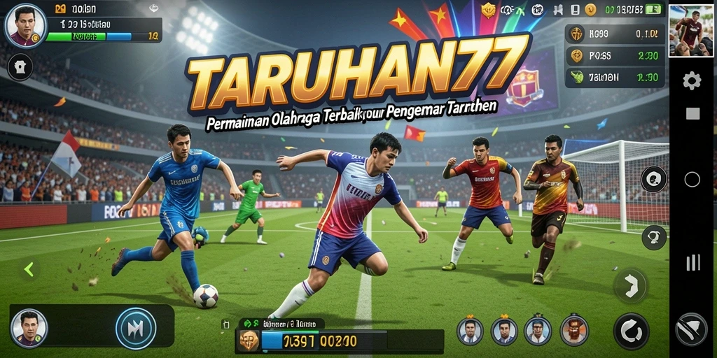 Tangkapan layar TARUHAN77 menampilkan tampilan antarmuka taruhan olahraga yang menarik.