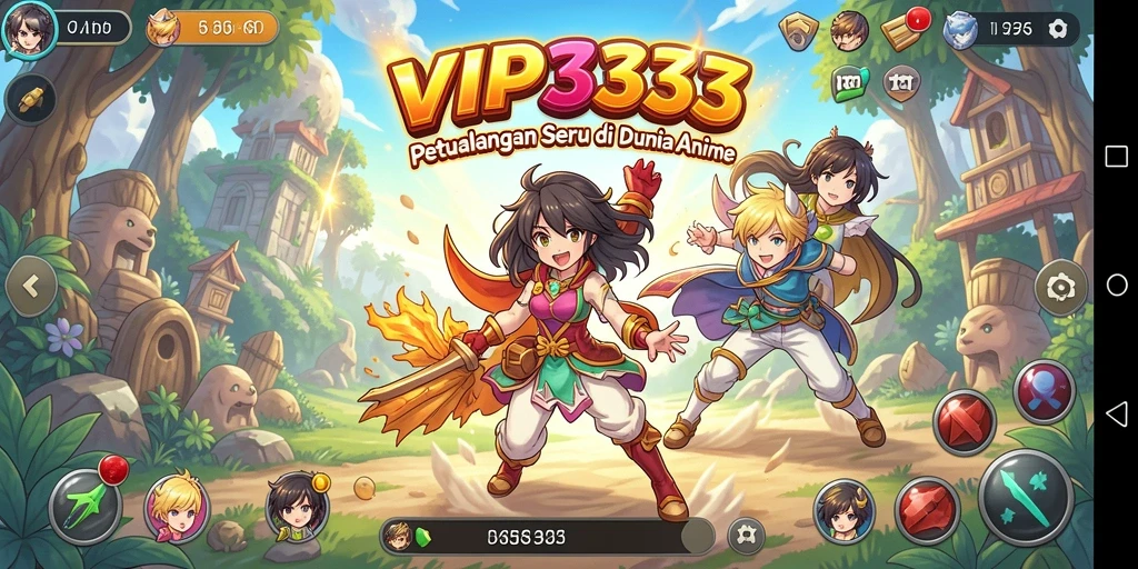 Tangkapan layar menampilkan aksi mendebarkan dalam gameplay Anime.