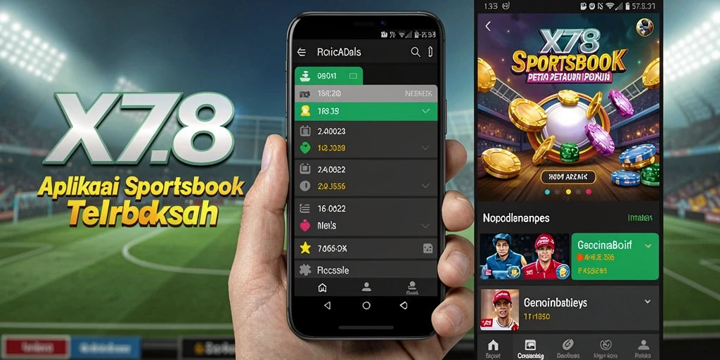 Tampilan permainan Sportsbook yang menarik dan interaktif di X78.